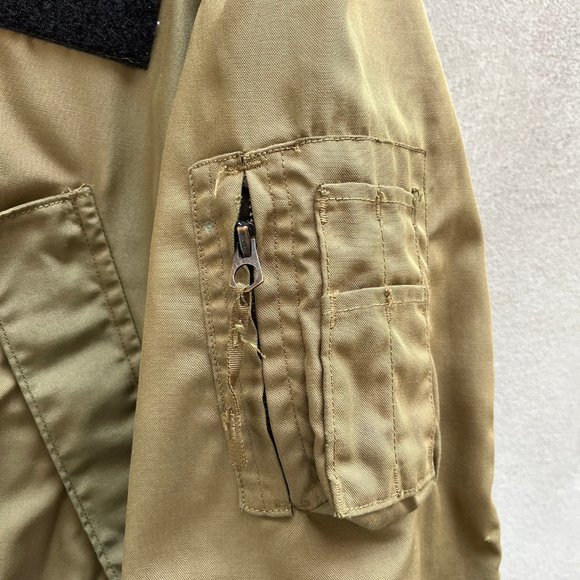 80s US Army Military Tanker Combat Jacket - Picture 4 of 8